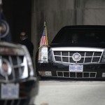 Obama Limo Rolled out with ‘Taxation without Representation’ License Plate